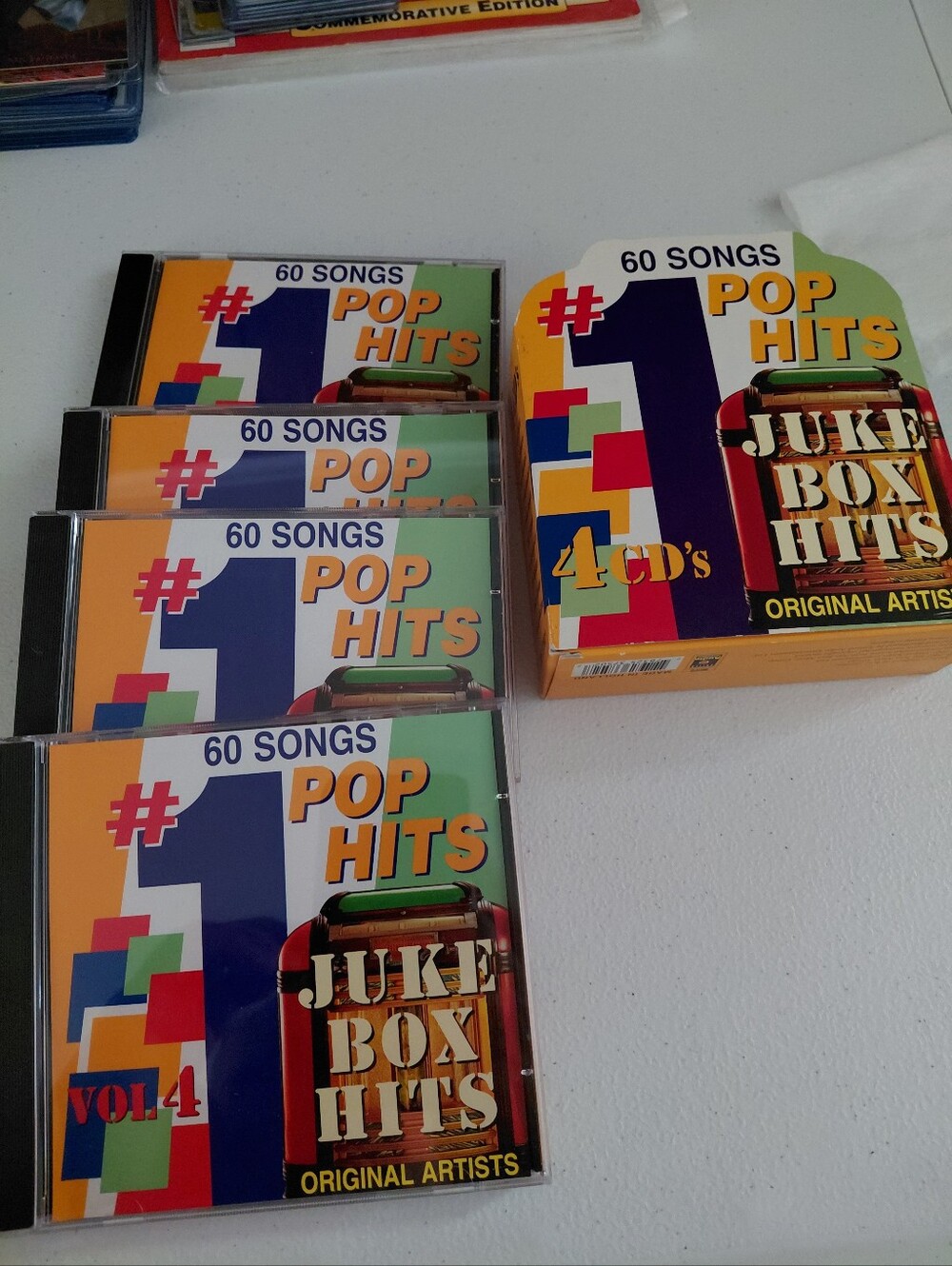 #1 Pop Hits 4-CD Jukebox Collection - Multicolor